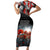 ANZAC DAY Heroes Of The Gallipoli Short Sleeve Bodycon Dress LT9 Long Dress Black - Polynesian Pride