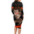 Koala and Kiwi Bird ANZAC Day Custom Long Sleeve Bodycon Dress Soldier Style LT9 - Polynesian Pride