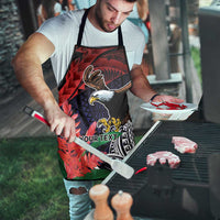 American Samoa Bald Eagle Personalized Apron Samoa Muamua Le Atua - Polynesian Pride