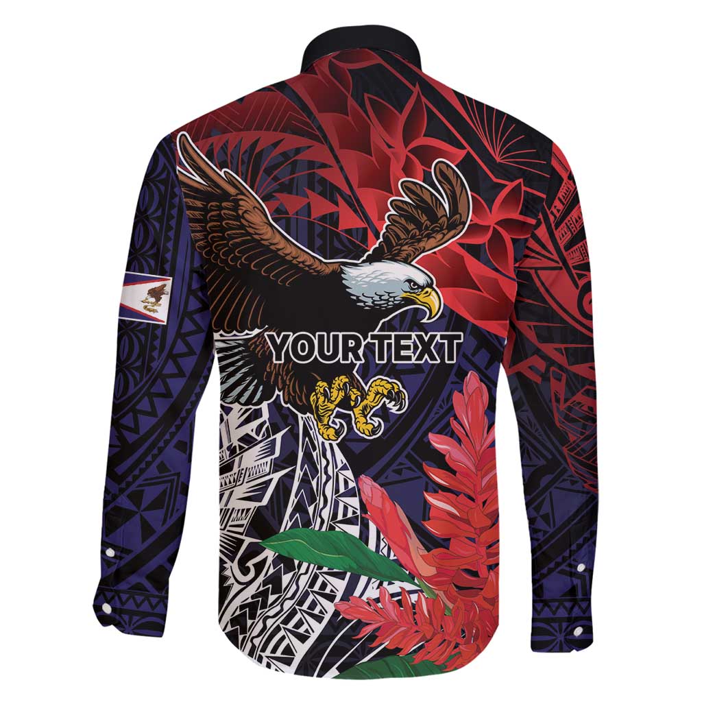 American Samoa Bald Eagle Personalized Family Matching Tank Maxi Dress and Hawaiian Shirt Samoa Muamua Le Atua