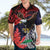 American Samoa Bald Eagle Personalized Hawaiian Shirt Samoa Muamua Le Atua