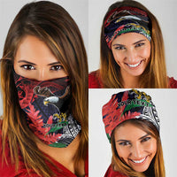 American Samoa Bald Eagle Personalized Neck Gaiter Samoa Muamua Le Atua - Polynesian Pride