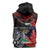 American Samoa Bald Eagle Personalized Sleeveless Hoodie Samoa Muamua Le Atua - Polynesian Pride