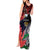 American Samoa Bald Eagle Personalized Tank Maxi Dress Samoa Muamua Le Atua