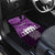 Anzac Day Gallipoli Personalised Car Mats Purple Poppy Flowers