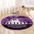 Anzac Day Gallipoli Personalised Round Carpet Purple Poppy Flowers