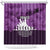 Anzac Day Gallipoli Personalised Shower Curtain Purple Poppy Flowers