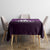 Anzac Day Gallipoli Personalised Tablecloth Purple Poppy Flowers