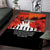 Anzac Day Gallipoli Personalised Area Rug Red Poppy Flowers