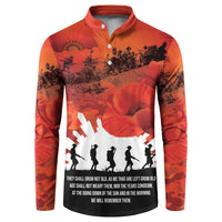 Anzac Day Gallipoli Personalised Button Sweatshirt Red Poppy Flowers LT9 Red - Polynesian Pride