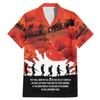 Anzac Day Gallipoli Personalised Family Matching Mermaid Dress and Hawaiian Shirt Red Poppy Flowers