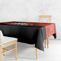 Anzac Day Gallipoli Personalised Tablecloth Red Poppy Flowers LT9 - Polynesian Pride