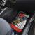 Kiwi-Tui Bird Soldier ANZAC Day Personalised Car Mats Maori Silver Fern Motif