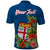 Custom Fiji Polo Shirt Tropical Flowers and Tapa Pattern LT9 - Polynesian Pride