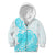 Polynesian Kid Hoodie Tribal Tattoo Aqua Screen Color LT9 - Polynesian Pride