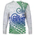 Polynesian Long Sleeve Shirt Tribal Tattoo Gradient 03 Screen Color LT9 - Polynesian Pride