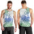 Polynesian Men Tank Top Tribal Tattoo Gradient 03 Screen Color LT9 - Polynesian Pride