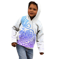 Polynesian Kid Hoodie Tribal Tattoo Gradient 04 Screen Color LT9 - Polynesian Pride