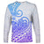 Polynesian Long Sleeve Shirt Tribal Tattoo Gradient 04 Screen Color LT9 Unisex Gradient - Polynesian Pride