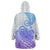 Polynesian Wearable Blanket Hoodie Tribal Tattoo Gradient 04 Screen Color LT9 - Polynesian Pride