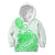 Polynesian Kid Hoodie Tribal Tattoo Green Screen Color LT9 Hoodie Green - Polynesian Pride