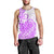 Polynesian Men Tank Top Tribal Tattoo Purple Screen Color LT9 - Polynesian Pride