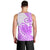 Polynesian Men Tank Top Tribal Tattoo Purple Screen Color LT9 - Polynesian Pride