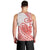 Polynesian Men Tank Top Tribal Tattoo Red Screen Color LT9 - Polynesian Pride