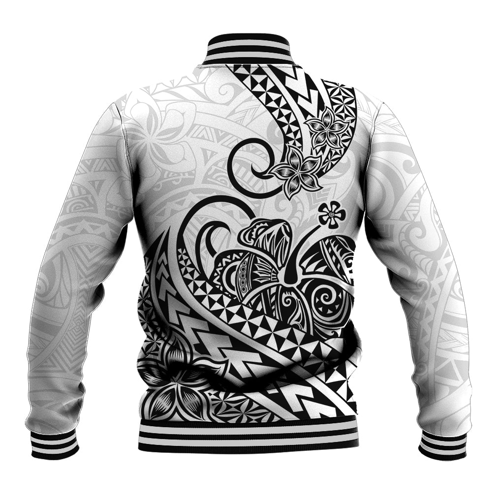 Polynesian Baseball Jacket Tribal Tattoo Black Screen Color LT9 - Polynesian Pride