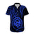 Polynesian Pride Guam Hawaiian Shirt With Polynesian Tribal Tattoo and Coat of Arms Blue Version LT9 - Polynesian Pride