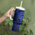 Polynesian Guam Coat of Arms Tumbler With Handle Polynesian Tribal Tattoo Blue Version