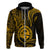 Polynesian Pride Guam Hoodie With Polynesian Tribal Tattoo and Coat of Arms Gold Version LT9 - Polynesian Pride