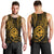 Polynesian Pride Guam Men Tank Top With Polynesian Tribal Tattoo and Coat of Arms Gold Version LT9 - Polynesian Pride