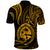 Polynesian Pride Guam Polo Shirt With Polynesian Tribal Tattoo and Coat of Arms Gold Version LT9 - Polynesian Pride