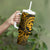 Polynesian Guam Coat of Arms Tumbler With Handle Polynesian Tribal Tattoo Gold Version