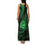 Polynesian Guam Coat of Arms Family Matching Tank Maxi Dress and Hawaiian Shirt Polynesian Tribal Tattoo Green Version