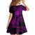 Polynesian Guam Coat of Arms Family Matching Tank Maxi Dress and Hawaiian Shirt Polynesian Tribal Tattoo Purple Version