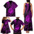 Polynesian Guam Coat of Arms Family Matching Tank Maxi Dress and Hawaiian Shirt Polynesian Tribal Tattoo Purple Version