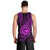 Polynesian Pride Guam Men Tank Top With Polynesian Tribal Tattoo and Coat of Arms Purple Version LT9 - Polynesian Pride