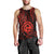 Polynesian Pride Guam Men Tank Top With Polynesian Tribal Tattoo and Coat of Arms Red Version LT9 - Polynesian Pride