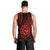 Polynesian Pride Guam Men Tank Top With Polynesian Tribal Tattoo and Coat of Arms Red Version LT9 - Polynesian Pride