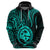 Polynesian Pride Guam Hoodie With Polynesian Tribal Tattoo and Coat of Arms Turquoise Version LT9 - Polynesian Pride