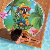 Always 5 O'clock Beach Blanket Hawaiian Tropical Parrot LT9 - Polynesian Pride
