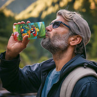 Always 5 O'clock 4 in 1 Can Cooler Tumbler Hawaiian Tropical Parrot - Polynesian Pride