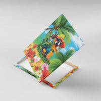 Always 5 O'clock Canvas Wall Art Hawaiian Tropical Parrot LT9 With Frame Blue - Polynesian Pride