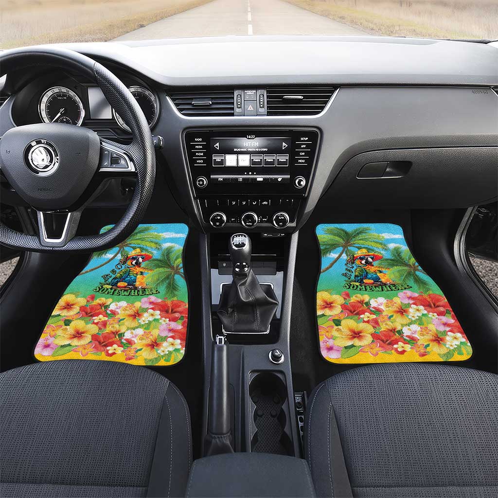 Always 5 O'clock Car Mats Hawaiian Tropical Parrot - Polynesian Pride