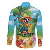 Always 5 O'clock Family Matching Short Sleeve Bodycon Dress and Hawaiian Shirt Hawaiian Tropical Parrot - Polynesian Pride