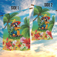 Always 5 O'clock Garden Flag Hawaiian Tropical Parrot - Polynesian Pride