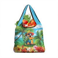 Always 5 O'clock Grocery Bag Hawaiian Tropical Parrot LT9 1-pack One Size Blue - Polynesian Pride