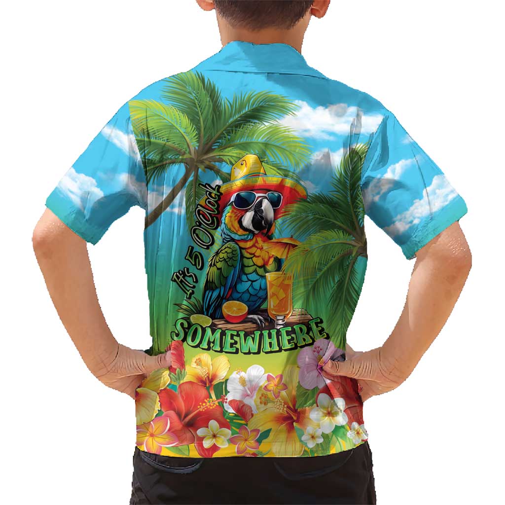 Always 5 O'clock Hawaiian Shirt Hawaiian Tropical Parrot LT9 - Polynesian Pride